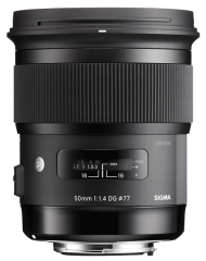 Sigma 50mm f/1.4 DG HSM Art Lens (Nikon F)