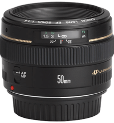 Canon EF 50mm f/1.4 USM Lens