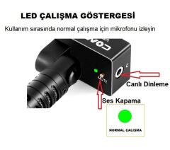 CoMica CVM-VS09  TYPE-C Telefon Mikrofonu