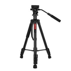 Kingjoy VT-890H6 Video Tripod Yatay Olan Orta Boru Özelliği