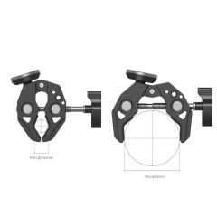 SmallRig 4249 ARRI Rozet Montajlı  Süper Kelepçe