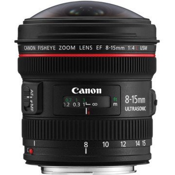 Canon EF 8-15mm f/4L USM Balık Gözü Lens