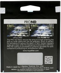 Hoya 82mm Pro ND 500 Filtre (9 Stop)