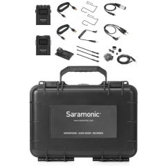 Saramonic UwMic9S Kit 1 (RX+TX) Kablosuz Yaka Mikrofonu