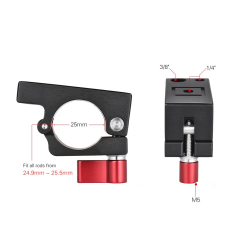 Andoer D5175 25mm Çubuk Kelepçe Tutucu