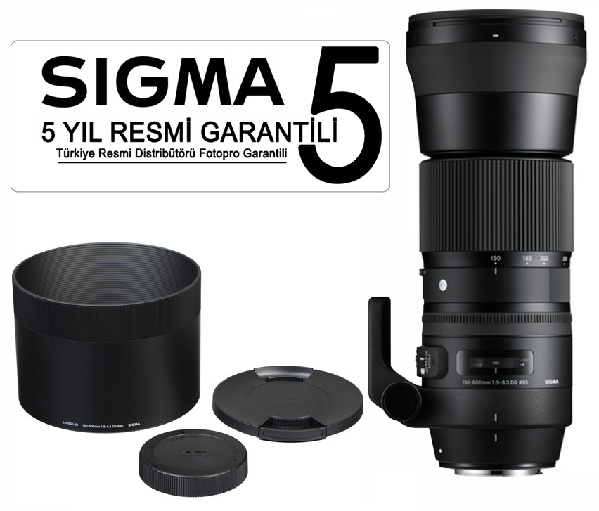 Sigma 150-600mm F5-6.3 DG OS HSM Sports Lens (Nikon F)