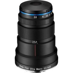 Laowa 25mm f / 2.8 2.5-5X Ultra Macro Lens (Sony E)