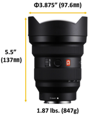 Sony FE 12-24mm f / 2.8 GM Lens