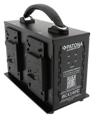 Patona 1735 Platinum B-Mount Charger F. 4Pcs Battery