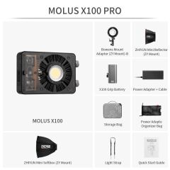 Zhiyun Molus X100 Pro 100W Taşınabilir Işık