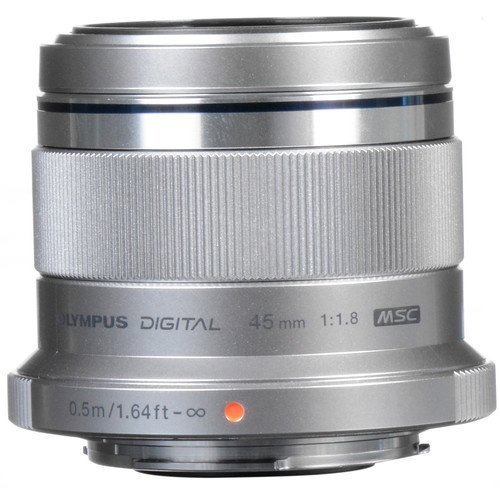 Olympus 45mm f/1.8 MSC Lens - Silver