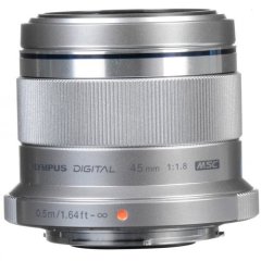 Olympus 45mm f/1.8 MSC Lens - Silver