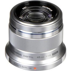 Olympus 45mm f/1.8 MSC Lens - Silver