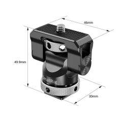 SmallRig BSE2346B Metal  Döner ve Eğimli Monitör Montaj Ayağı