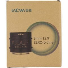 Laowa 9mm T2.9 Zero-D Cine Lens (MFT Mount)
