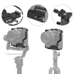 SmallRig 3933  FT-XH / VG-XH Pil Yuvası  ile FUJIFILM X-H2 / X-H2S için  Çok Fonksiyonlu Kafes