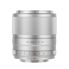Viltrox AF 33mm f / 1.4 XF Lens (Fujifilm X)(Silver)