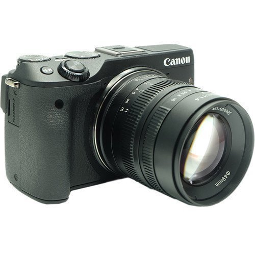 7artisans 55mm F/1.4 APS-C Manual Fixed Lens (Eos-M Mount)