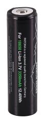 PATONA 6516 Premium 18650 Cell unprotected sharp/button top 3.7V 3350 mAh