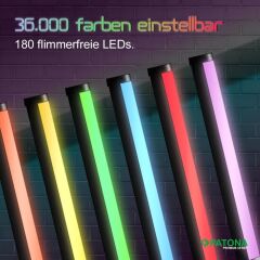 PATONA 4291 PREMIUM LED RGB Tube Photo/Video Light Led Dynamic 21