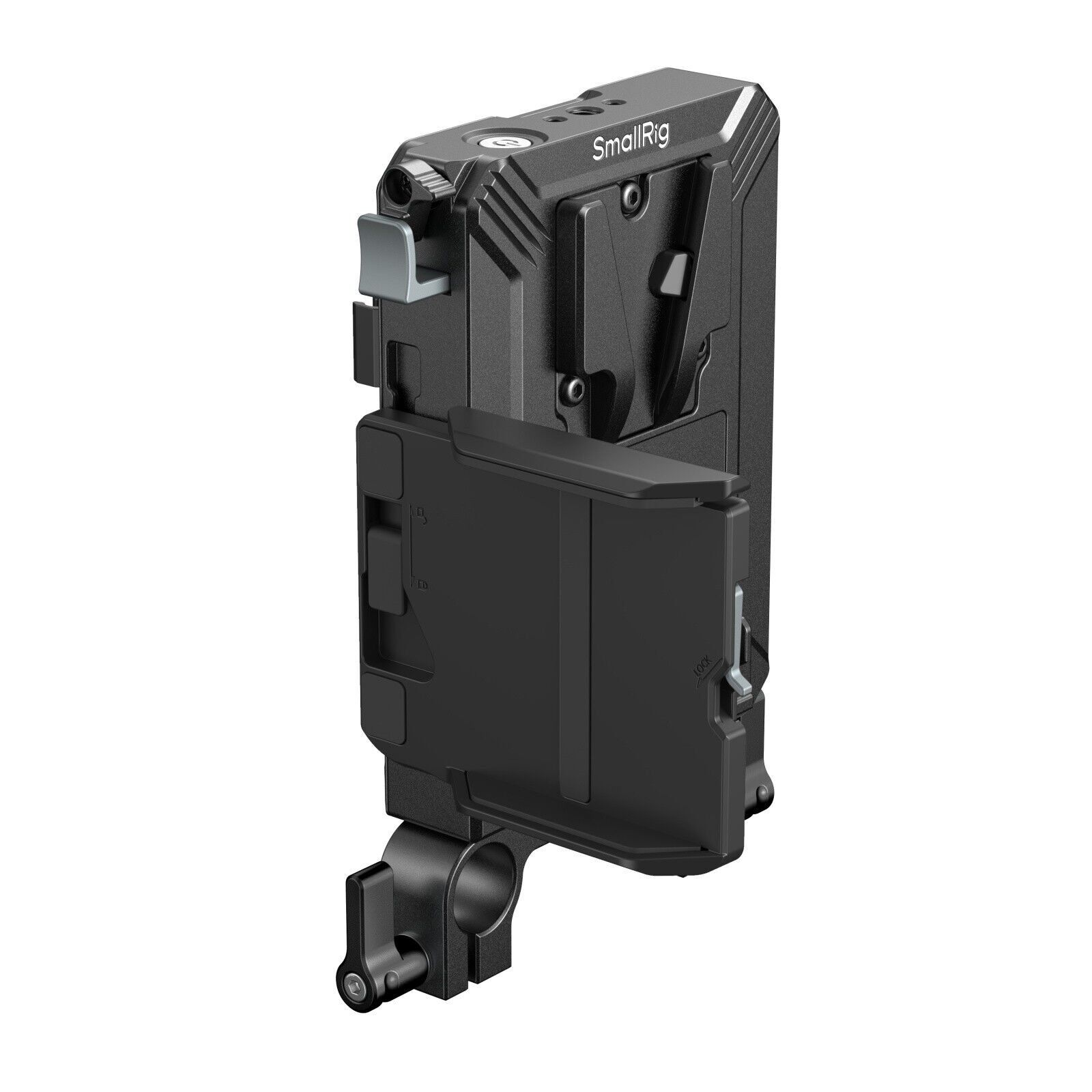 SmallRig 5226 V-Mount Pil Montaj Plakası Kiti 15 mm LWS Rob Borulu