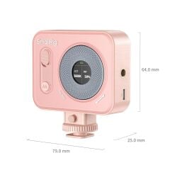 SmallRig 4786 Vibe P96 Pro Mini Bi-Color Video Işığı (Pembe)