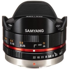 Samyang 7.5mm f/3.5 UMC Fish-eye Lens (MFT) Black