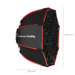 SmallRig 4682 RA-D60 RC60 RC100 İçin  Mini Parabolik Softbox