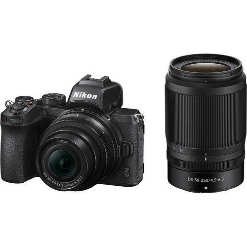 Nikon Z50 + 16-50mm VR + 50-250mm VR Lens