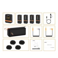 Comica Vimo Q Dört Kanallı Mini Kablosuz Mikrofon