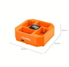 SmallRig 4839 NP-FZ100   4 Kanallı Kamera Pil Şarj Cihazı