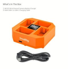 SmallRig 4839 NP-FZ100   4 Kanallı Kamera Pil Şarj Cihazı