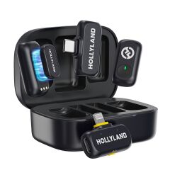 Hollyland LARK A1 Combo 2 Kişilik Kablosuz Mikrofon Sistemi