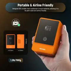 NEEWER V Mount Battery PS099E 6800mAh 14.5V 99Wh (Orange)