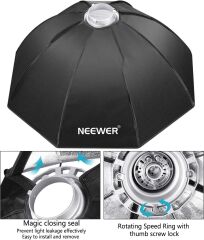 Neewer 80cm X 80cm Octagon Şemsiye