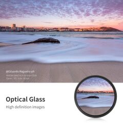 K&F Concept 52mm B-SERIES ND2-ND400 (1 ile 9 Stop) ND Filtre