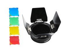 Godox BD-03 98mm Çaplı Renkli Filtre ve Petek Seti