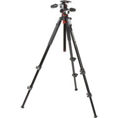 Manfrotto MK190XPRO3-3W Alüminyum Tripod 3 Section + MHXPRO-3W Başlıklı Kit