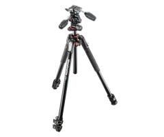 Manfrotto MK190XPRO3-3W Alüminyum Tripod 3 Section + MHXPRO-3W Başlıklı Kit