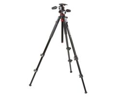 Manfrotto MK190XPRO3-3W Alüminyum Tripod 3 Section + MHXPRO-3W Başlıklı Kit