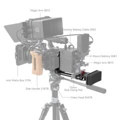 SmallRig 4063 Kompakt V-Mount Plaka Sistemi