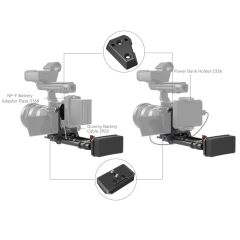 SmallRig 4063 Kompakt V-Mount Plaka Sistemi