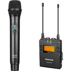 Saramonic UwMic9 (RX9 + HU9) 1 Verici + 1 Alıcı Kablosuz El Mikrofonu