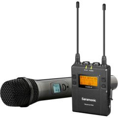 Saramonic UwMic9 (RX9 + HU9) 1 Verici + 1 Alıcı Kablosuz El Mikrofonu