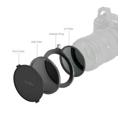 SmallRig 4781 82mm UV ve VND Filtre Takımı