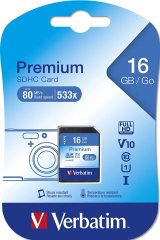 Verbatim 16GB 80MB/S SD Card SDHC Class 10