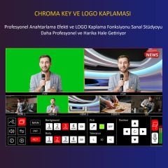 FEELWORLD L4 Çoklu Kamera Video Mikseri  10.1''Dokunmatik Ekran