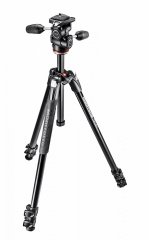 Manfrotto MK290XTA3-3W 290 XTRA Kit 3 Sekmeli + MH804-3W Başlıklı Kit