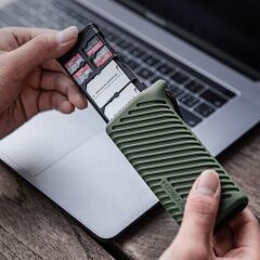 PGYTECH CreateMate High-speed Card Reader (Moss Green)