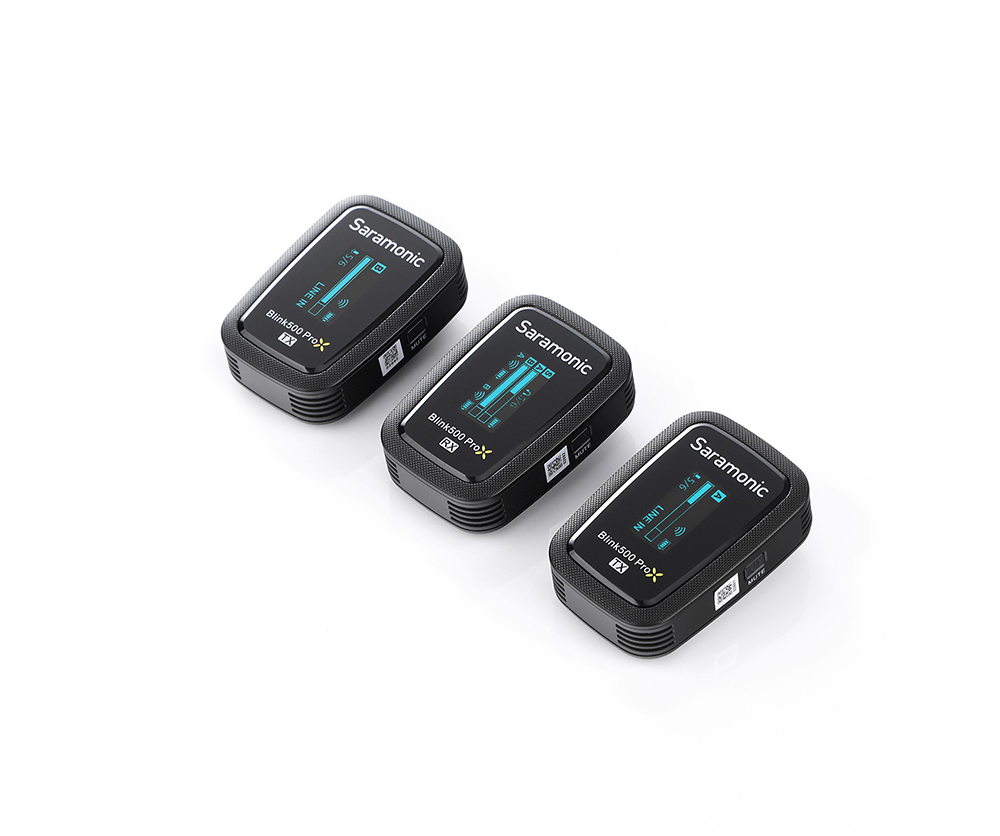 Saramonic Blink500 ProX B2 Kablosuz Yaka Mikrofonu Sistemi ( 2 Konuşmacılı)